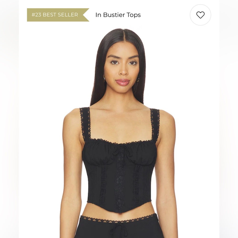 Black corset top
